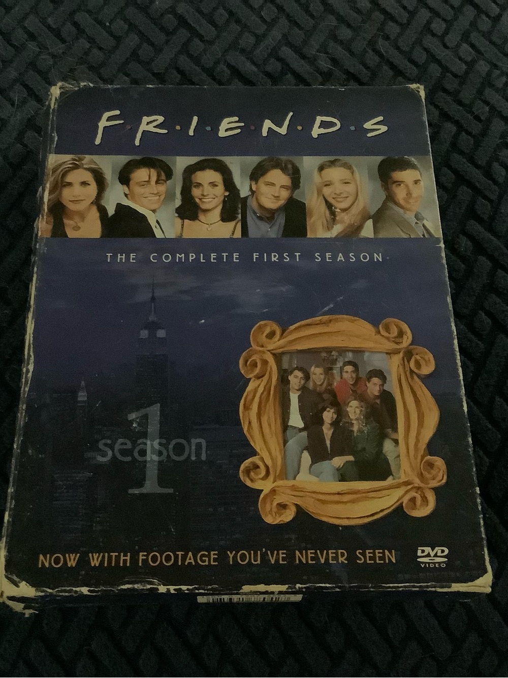 FRIENDS The Complete First Season DVD - Navy Blue Artwork